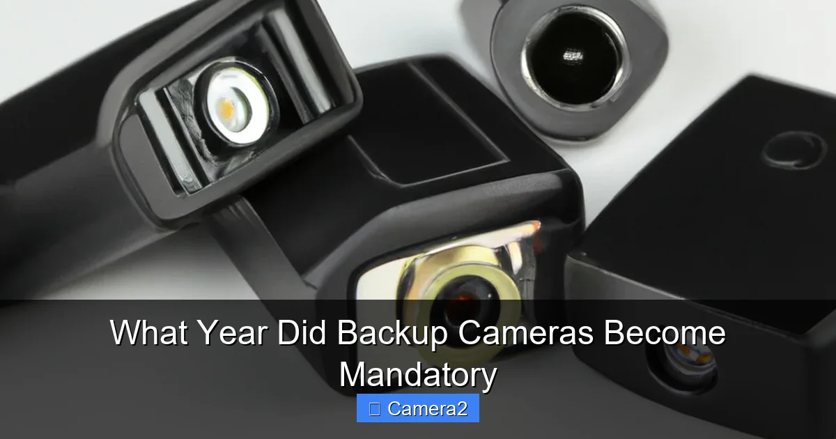 What Year Did Backup Cameras Become Mandatory