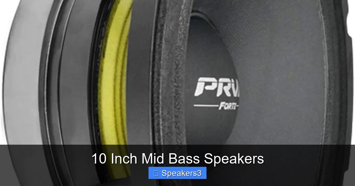 10 Inch Mid Bass Speakers