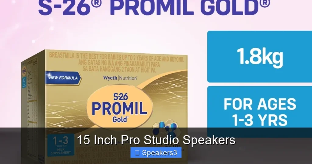 15 Inch Pro Studio Speakers