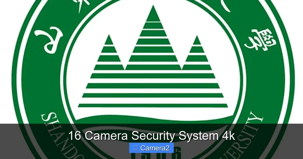 16 Camera Security System 4k
