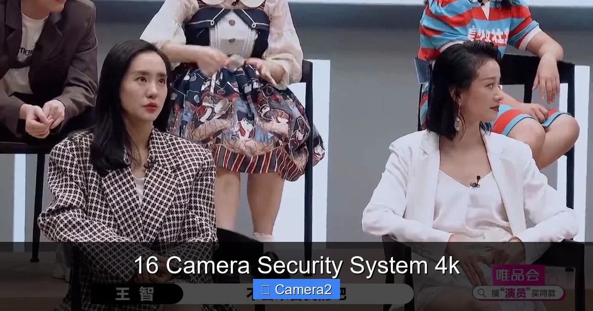 16 Camera Security System 4k