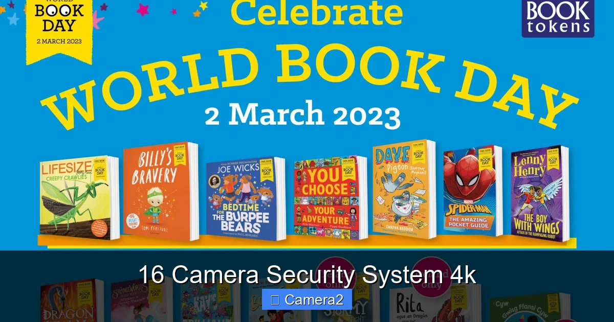 16 Camera Security System 4k