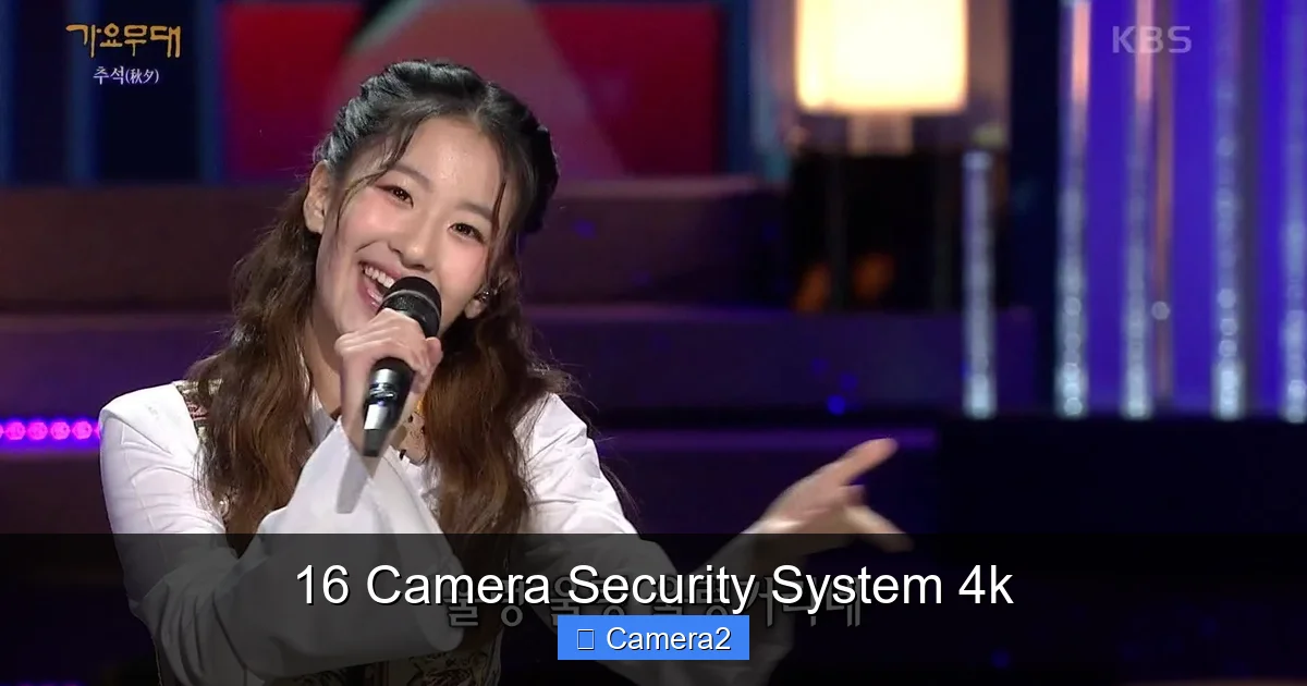 16 Camera Security System 4k