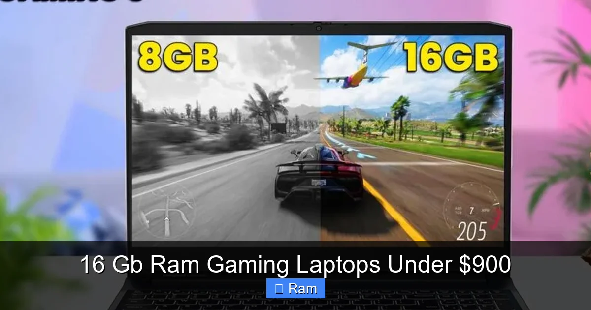 16 Gb Ram Gaming Laptops Under $900