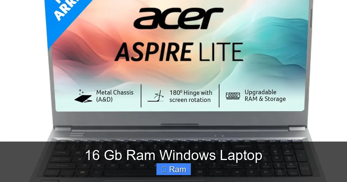 16 Gb Ram Windows Laptop