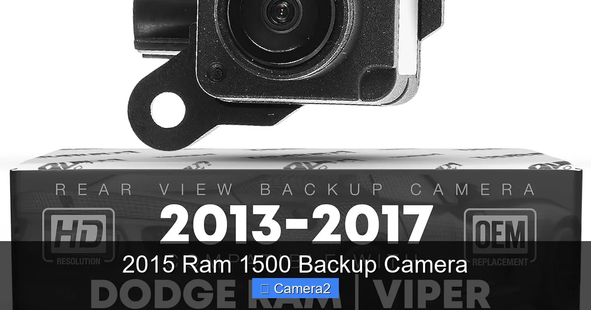 2015 Ram 1500 Backup Camera