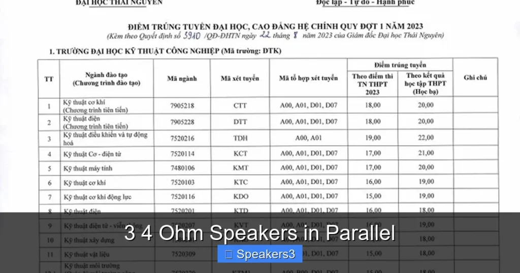 3 4 Ohm Speakers in Parallel