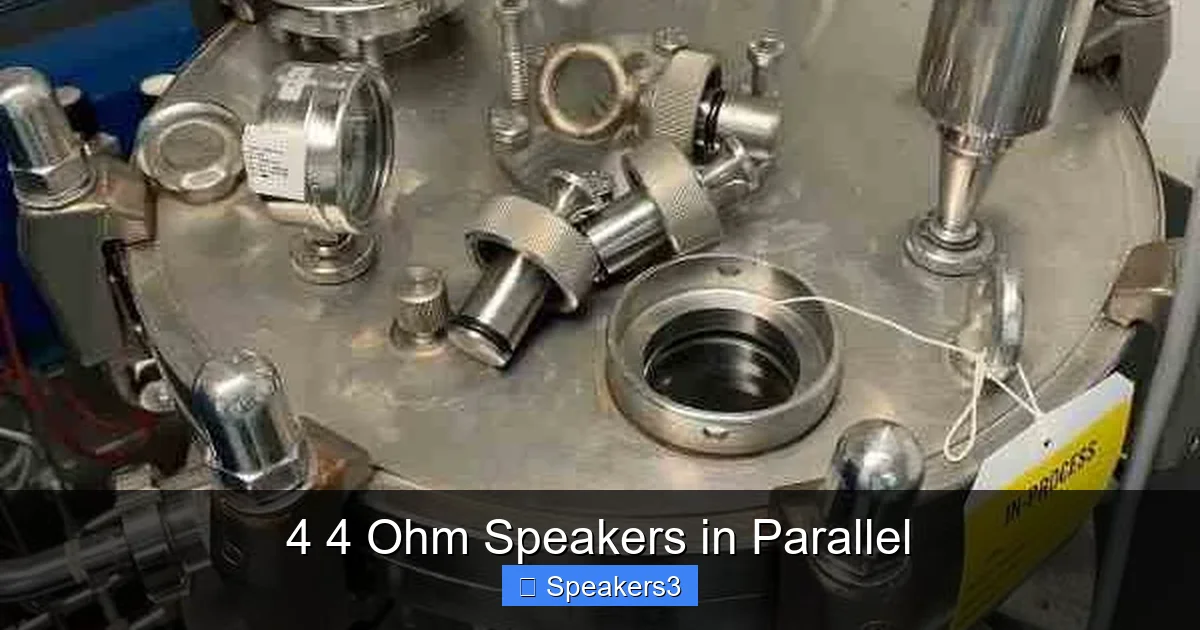4 4 Ohm Speakers in Parallel