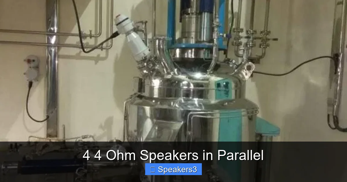 4 4 Ohm Speakers in Parallel