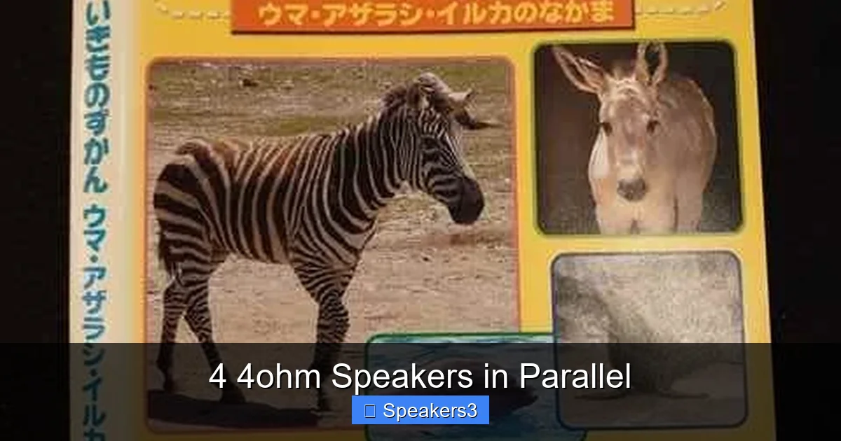 4 4ohm Speakers in Parallel