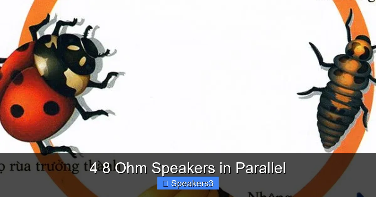 4 8 Ohm Speakers in Parallel