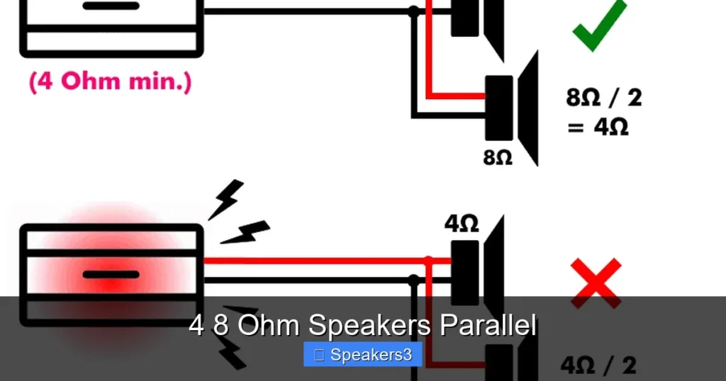 4 8 Ohm Speakers Parallel
