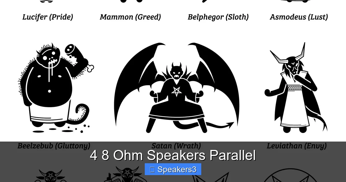 4 8 Ohm Speakers Parallel