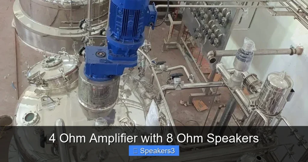 4 Ohm Amplifier with 8 Ohm Speakers