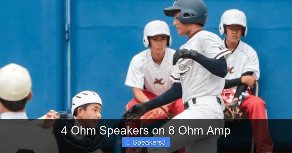 4 Ohm Speakers on 8 Ohm Amp