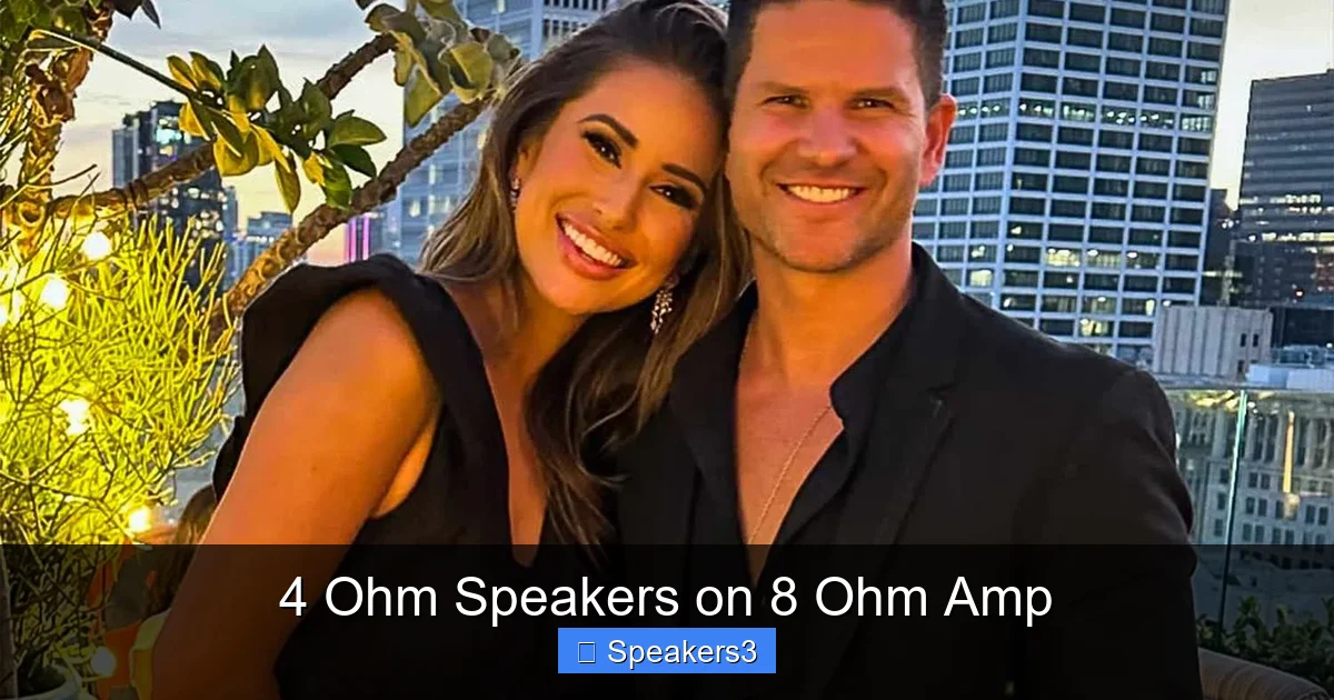 4 Ohm Speakers on 8 Ohm Amp