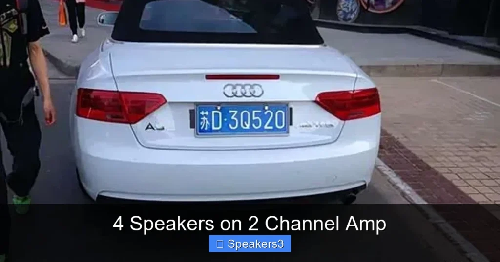4 Speakers on 2 Channel Amp