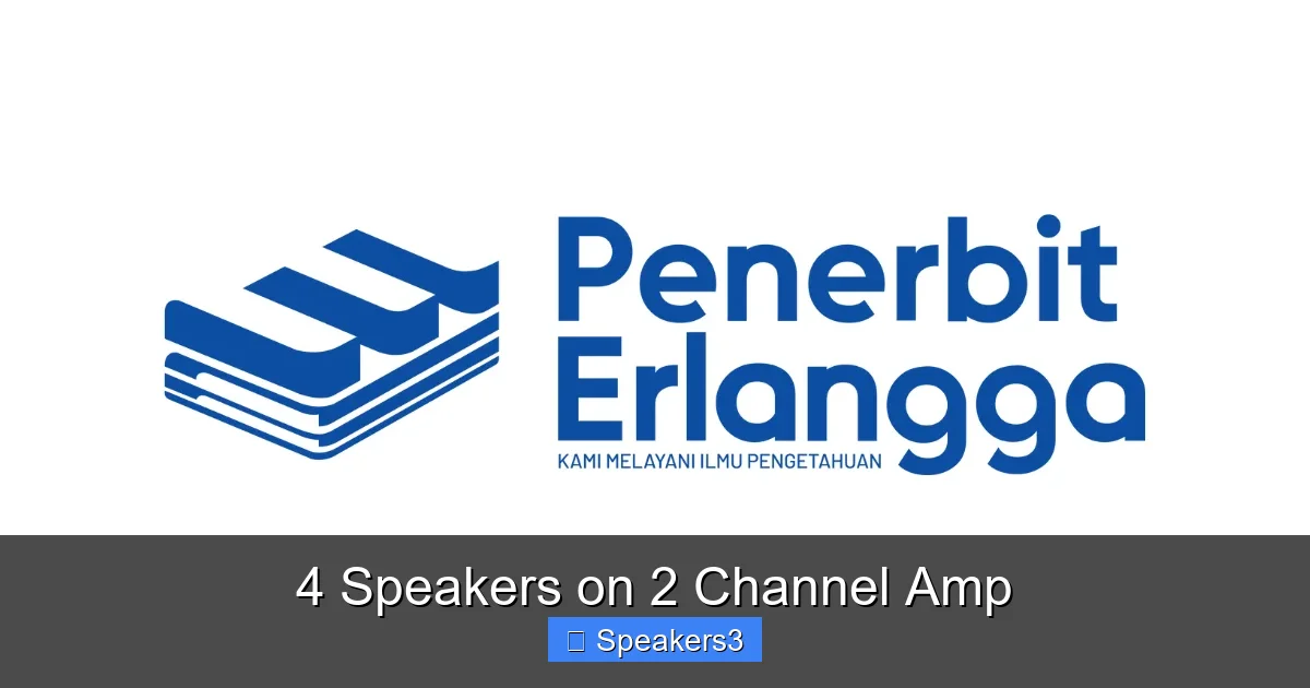 4 Speakers on 2 Channel Amp