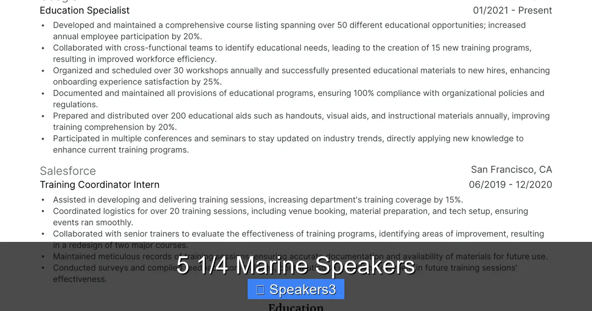 5 1/4 Marine Speakers