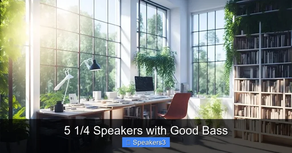 5 1/4 Speakers with Good Bass