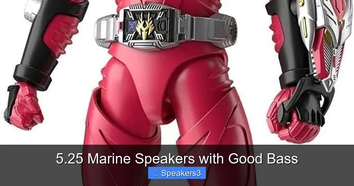 5.25 Marine Speakers with Good Bass