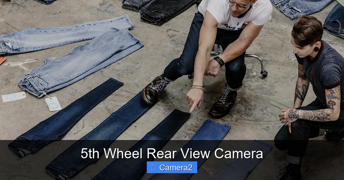 5th Wheel Rear View Camera