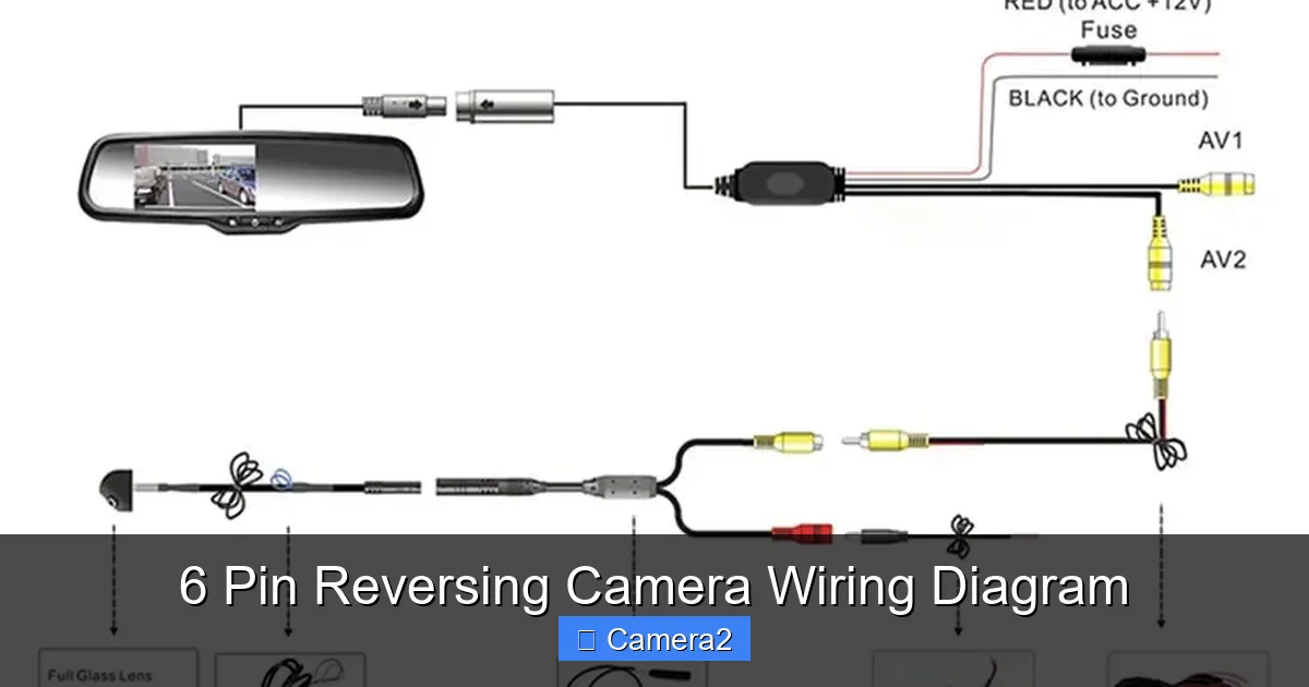 6 Pin Reversing Camera Wiring Diagram