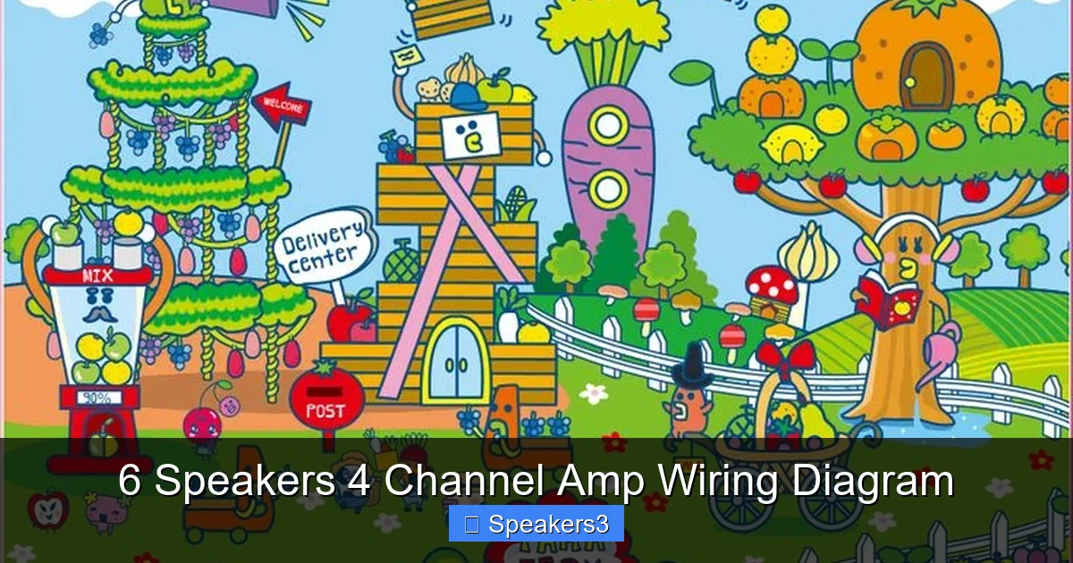6 Speakers 4 Channel Amp Wiring Diagram