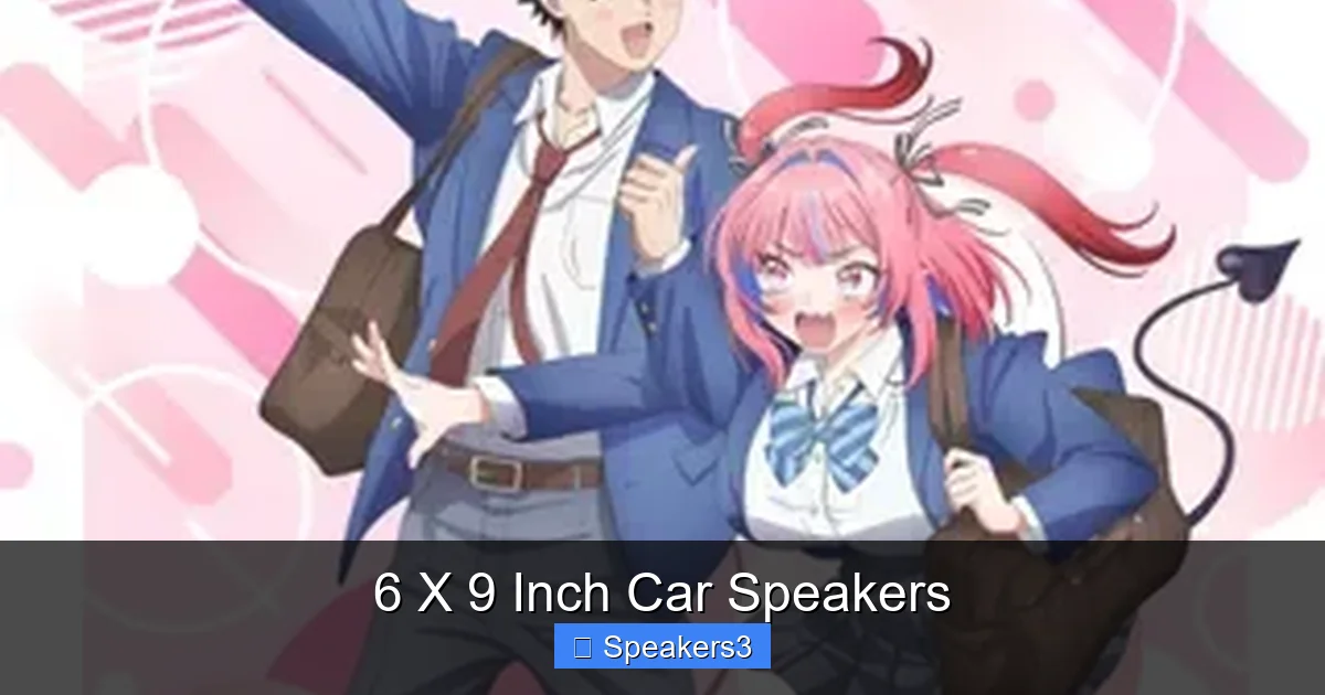 6 X 9 Inch Car Speakers