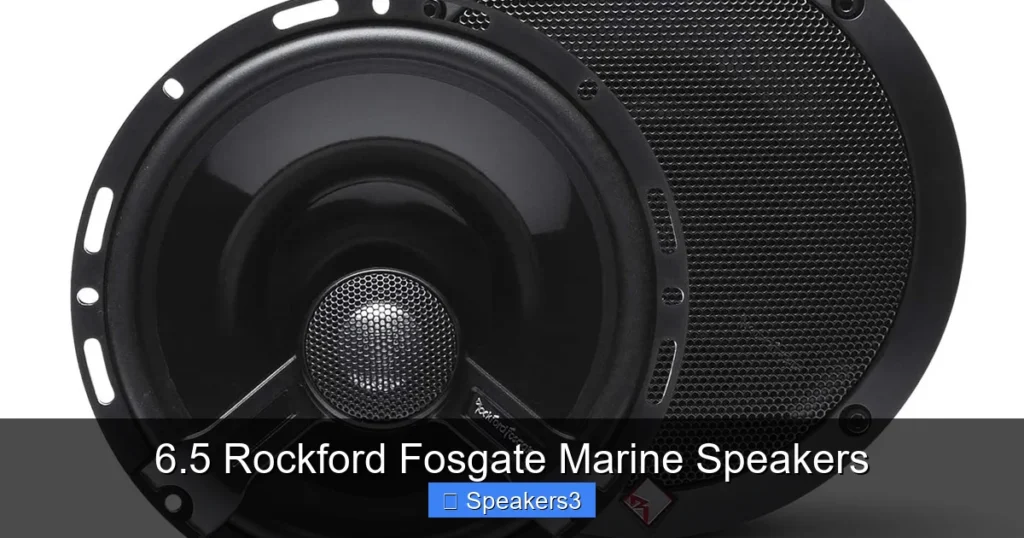 6.5 Rockford Fosgate Marine Speakers