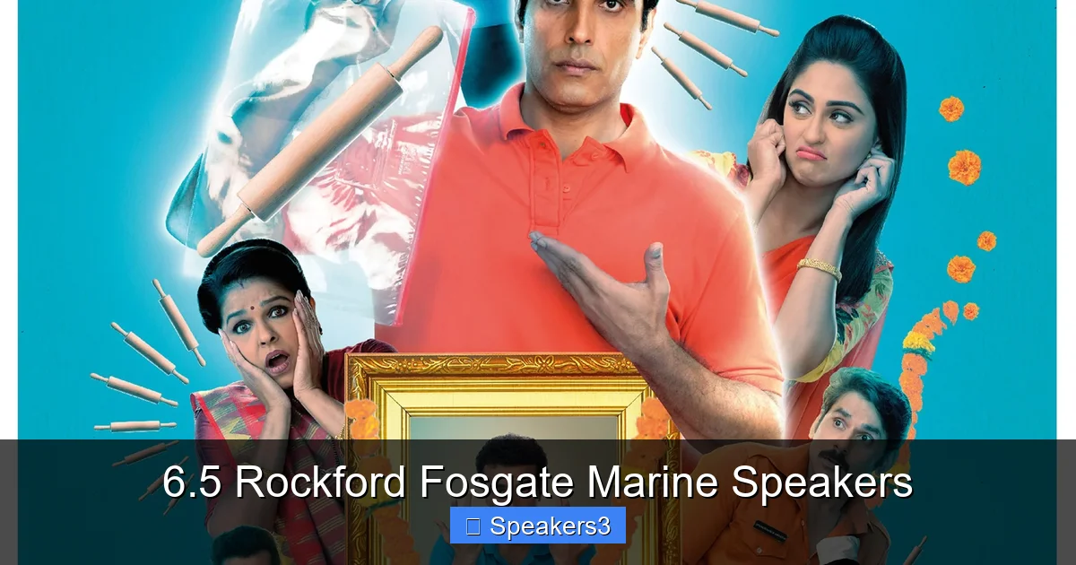 6.5 Rockford Fosgate Marine Speakers