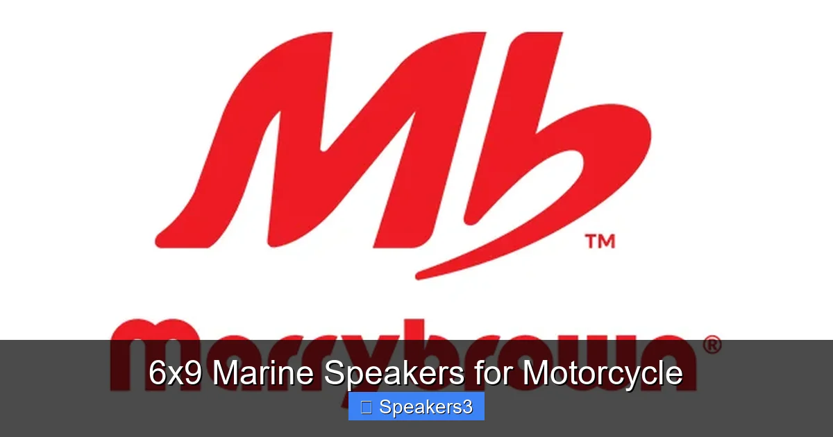 6x9 Marine Speakers for Motorcycle