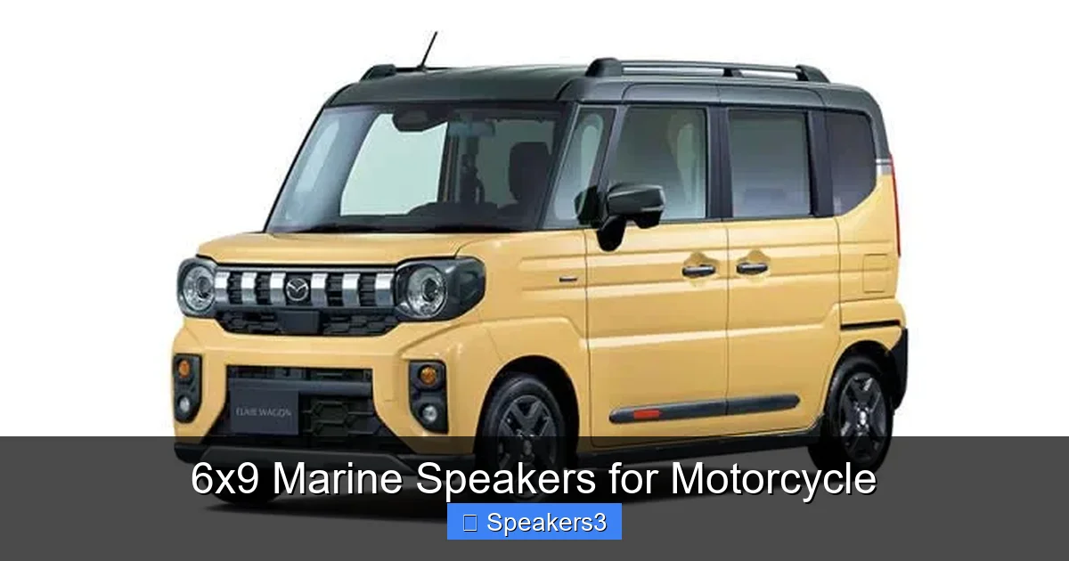 6x9 Marine Speakers for Motorcycle