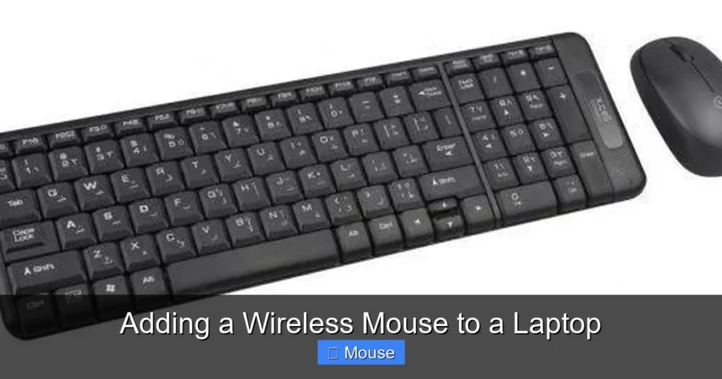 Adding a Wireless Mouse to a Laptop