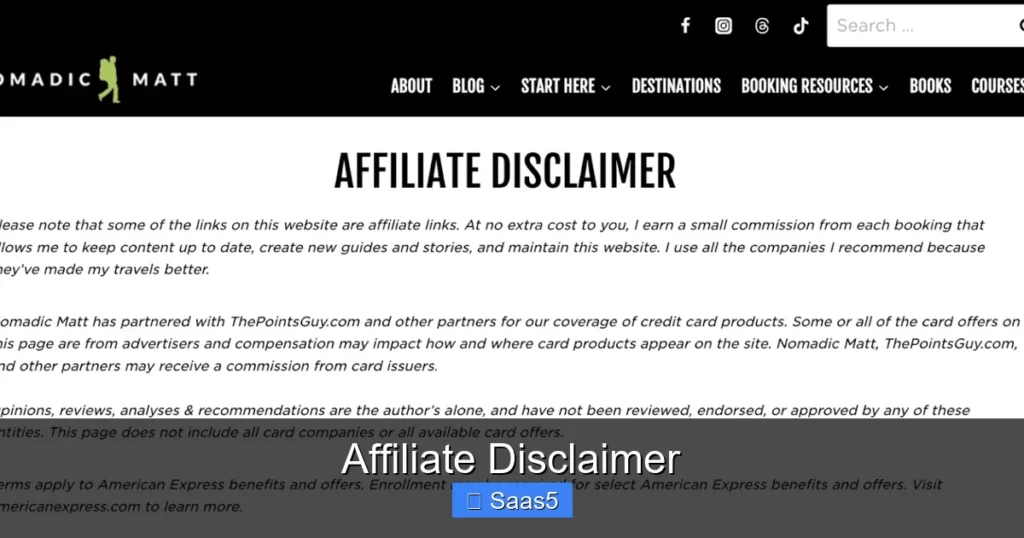 Affiliate Disclaimer