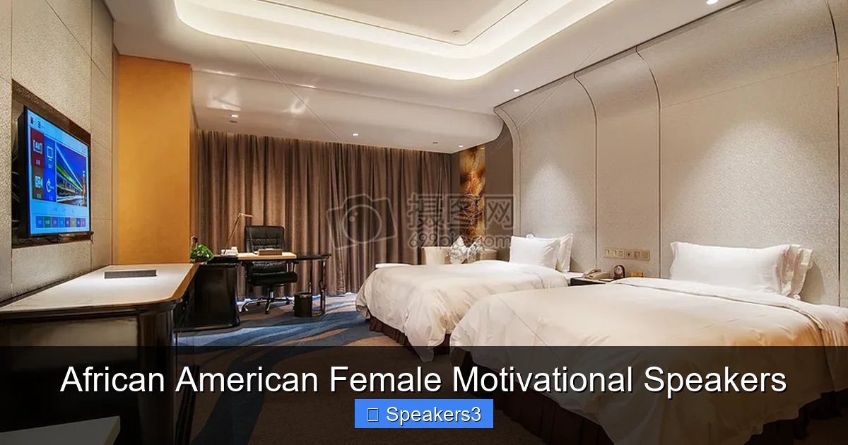 African American Female Motivational Speakers