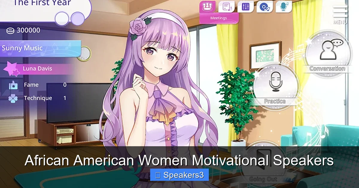 African American Women Motivational Speakers