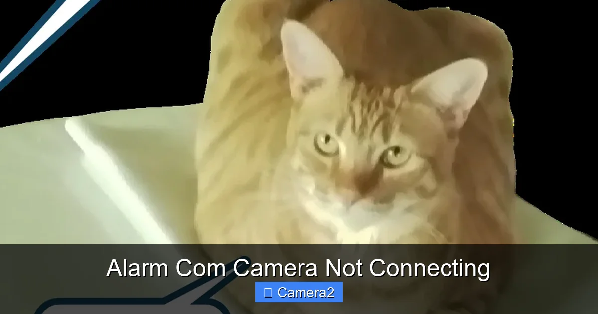 Alarm Com Camera Not Connecting