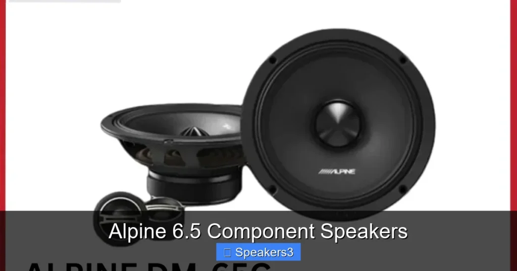 Alpine 6.5 Component Speakers