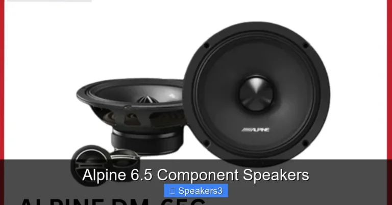 Alpine 6.5 Component Speakers
