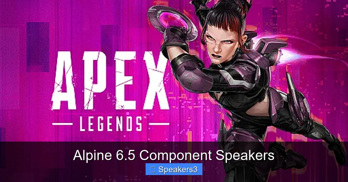 Alpine 6.5 Component Speakers