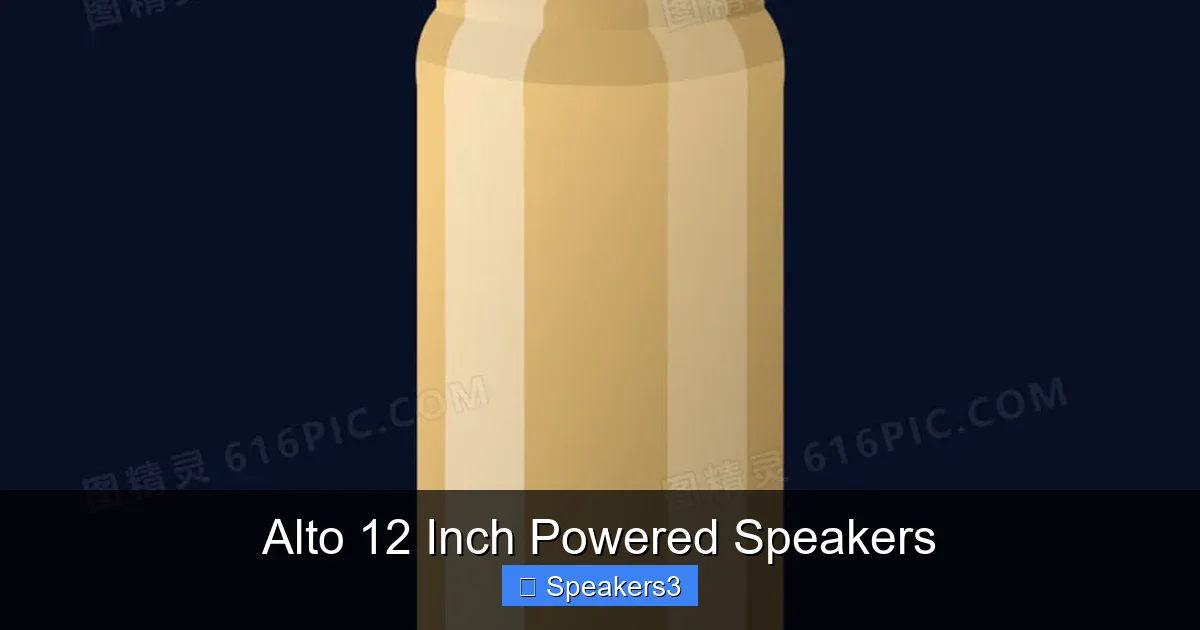 Alto 12 Inch Powered Speakers