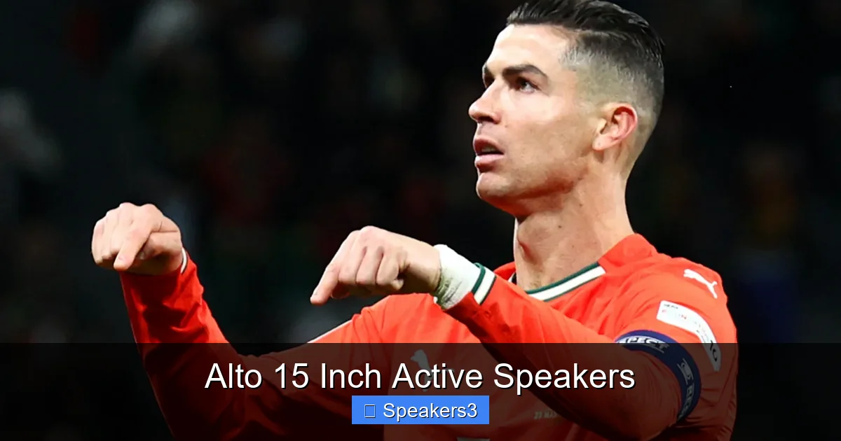 Alto 15 Inch Active Speakers