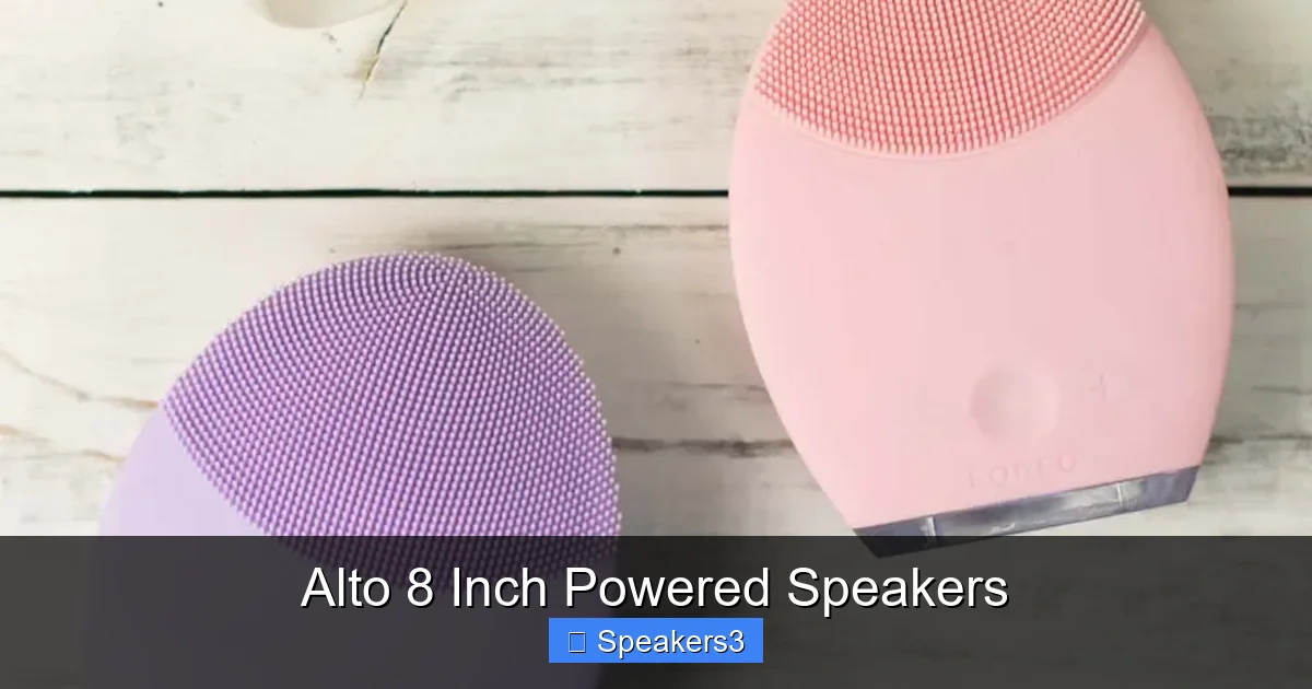 Alto 8 Inch Powered Speakers
