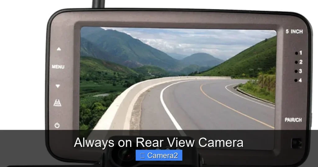 Always on Rear View Camera