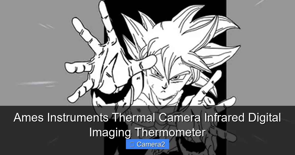 Ames Instruments Thermal Camera Infrared Digital Imaging Thermometer