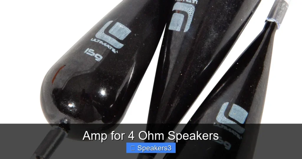 Amp for 4 Ohm Speakers