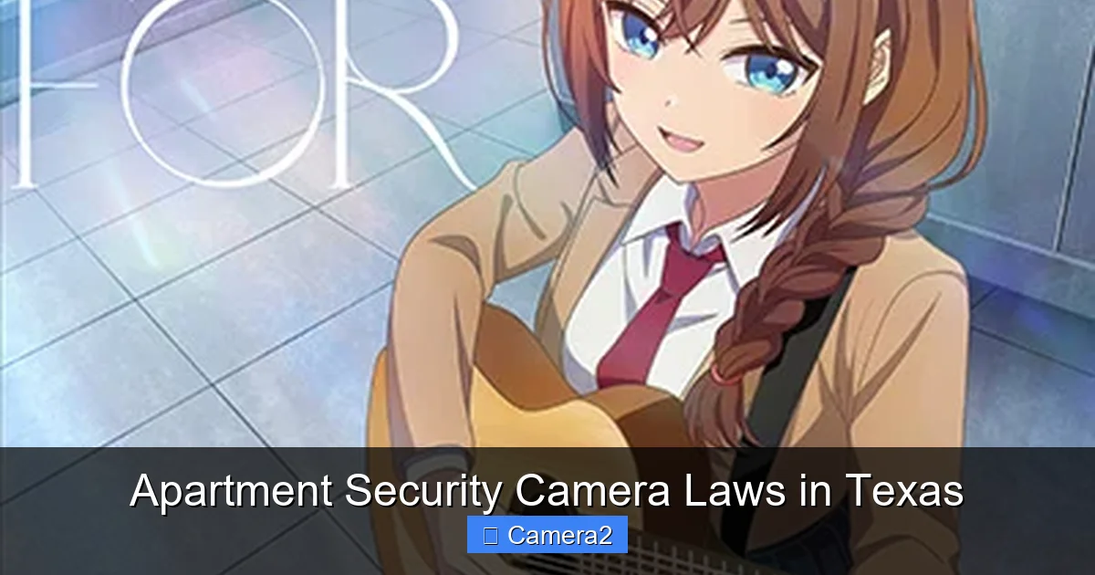 Apartment Security Camera Laws in Texas