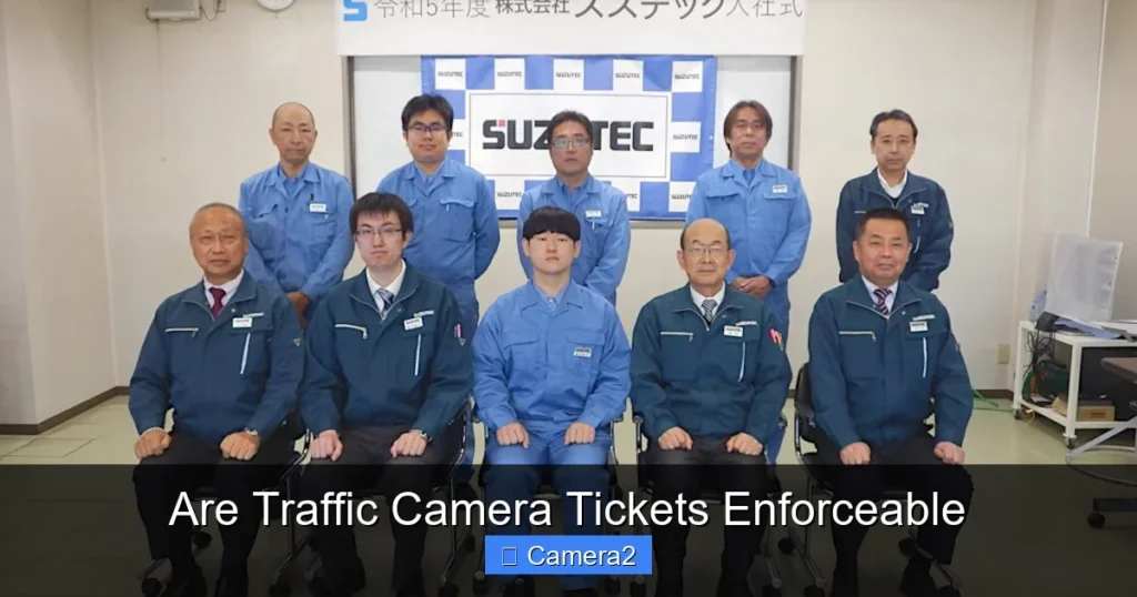 Are Traffic Camera Tickets Enforceable
