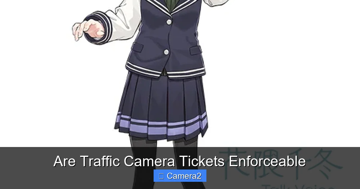Are Traffic Camera Tickets Enforceable